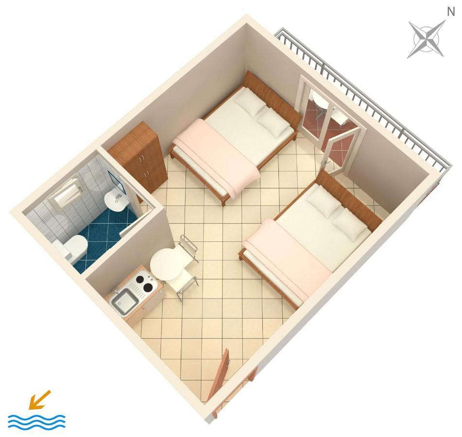 Apartments By The Sea Podaca, Makarska - 6745 Luaran gambar